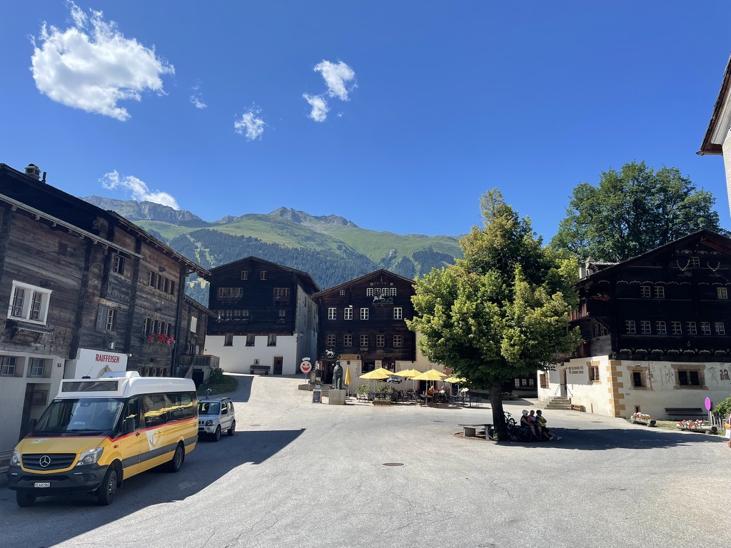 Hiking in the Swiss mountains