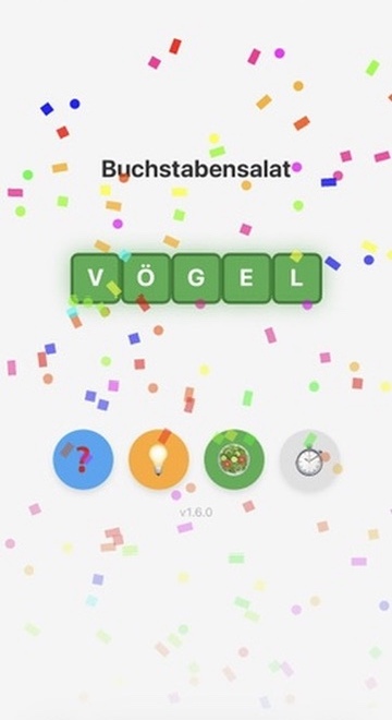 Buchstabensalat App Screenshot