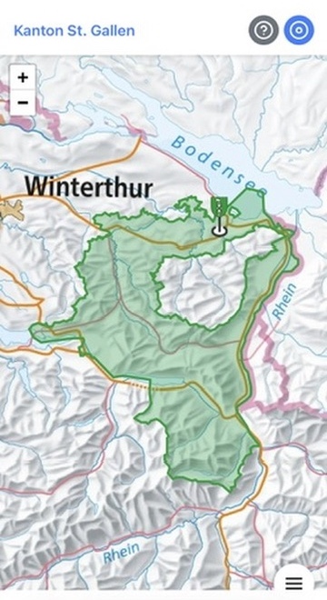 Welcher Kanton App Screenshot