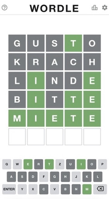 Wordle App Screenshot
